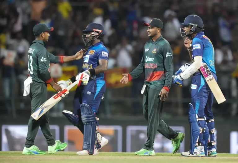 ASIA CUP – බංග්ලාදේශයට එරෙහි තරගයෙන් ශ්‍රී ලංකාවට කඩුලු 5ක ජයක්