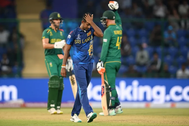 CWC 2023 – ලෝක කුසලාන වාර්තා අලුත් කරමින් දකුණු අප්‍රිකාව ශ්‍රී ලංකාව පරදයි   